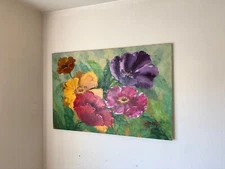 Christian Nesvadba ARTIST PAINTING VINTAGE MID CENTURY MODERN ERA