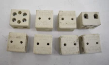 Connectwell CB16/2H Ceramic Terminal Block 1.5 - 10 mm Wire 3-Pole Lot of 8