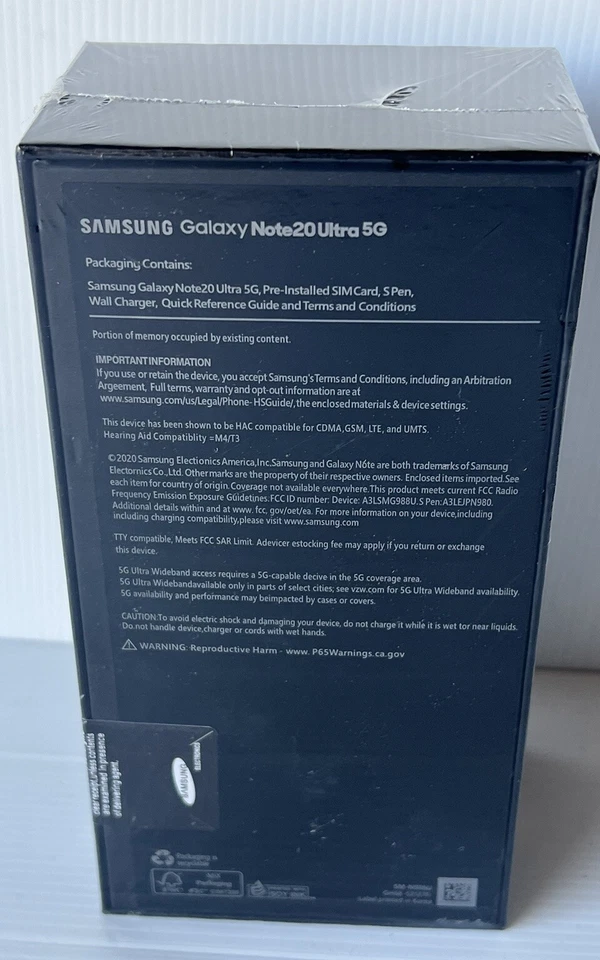 New Samsung Galaxy Note 20 Ultra 5G SM-N986U-12 128GB Factory Unlocked - Image 2 of 4