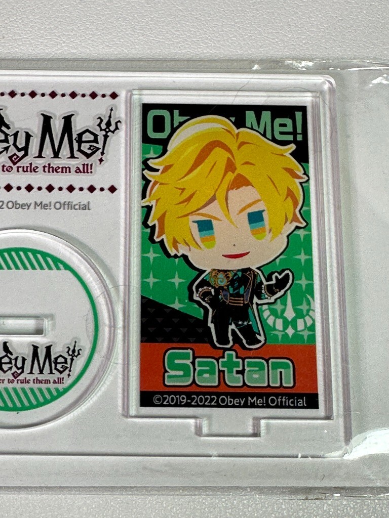 おべいみー　マモン　チェキ8枚　アクスタ　アクキー Obey Me!×mixx garden Happy Devil Day 2022 トレーディング