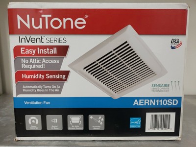 Nutone Bathroom Exhaust Fan Wall Ceiling Installation 110 Cfm