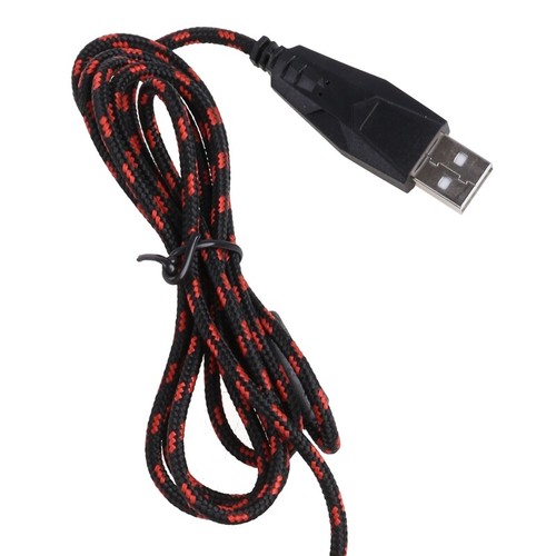 Crack Pattern 2400 DPI Ergonomic USB Glowing Mice with Chroma RGB Backlit for PC - Picture 5 of 8