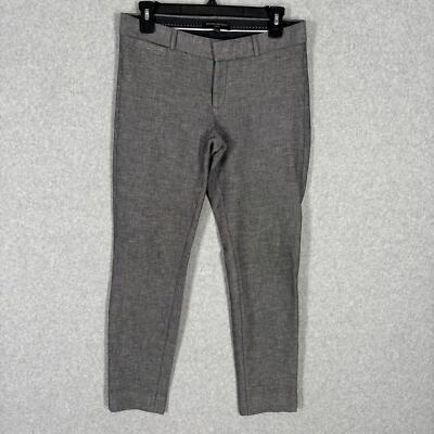 Banana Republic Pants Womens 2 Gray Sloan Ankle Stretch Low Rise Cigarette Pixie