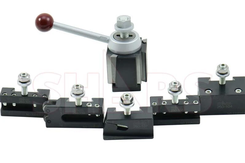 SHARS TOOL Shars 6 - 12" CNC AXA Wedge Quick Change Tool Post Set 250-111 New #}