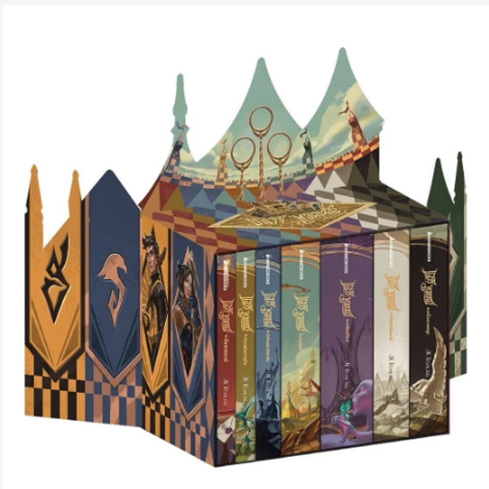 Harry Potter Book Box Set 1-7 Complete Series Limited Edition Free