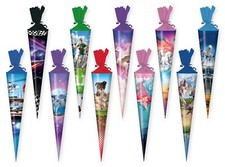 Stylex® Schultüte Schule Einschulung Schulranzen Exklusiv rund 35 cm