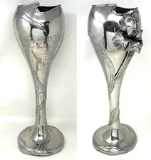 Antique 1906 Procter Gamble Ivory Soap Poultry Washing Trophy Silver Art Nouveau