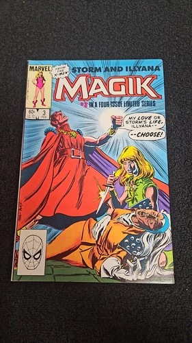 1983 MARVEL COMICS MAGIK STORM AND ILLYANA #3 VF+ VINTAGE X-MEN MCU MINI-SERIES