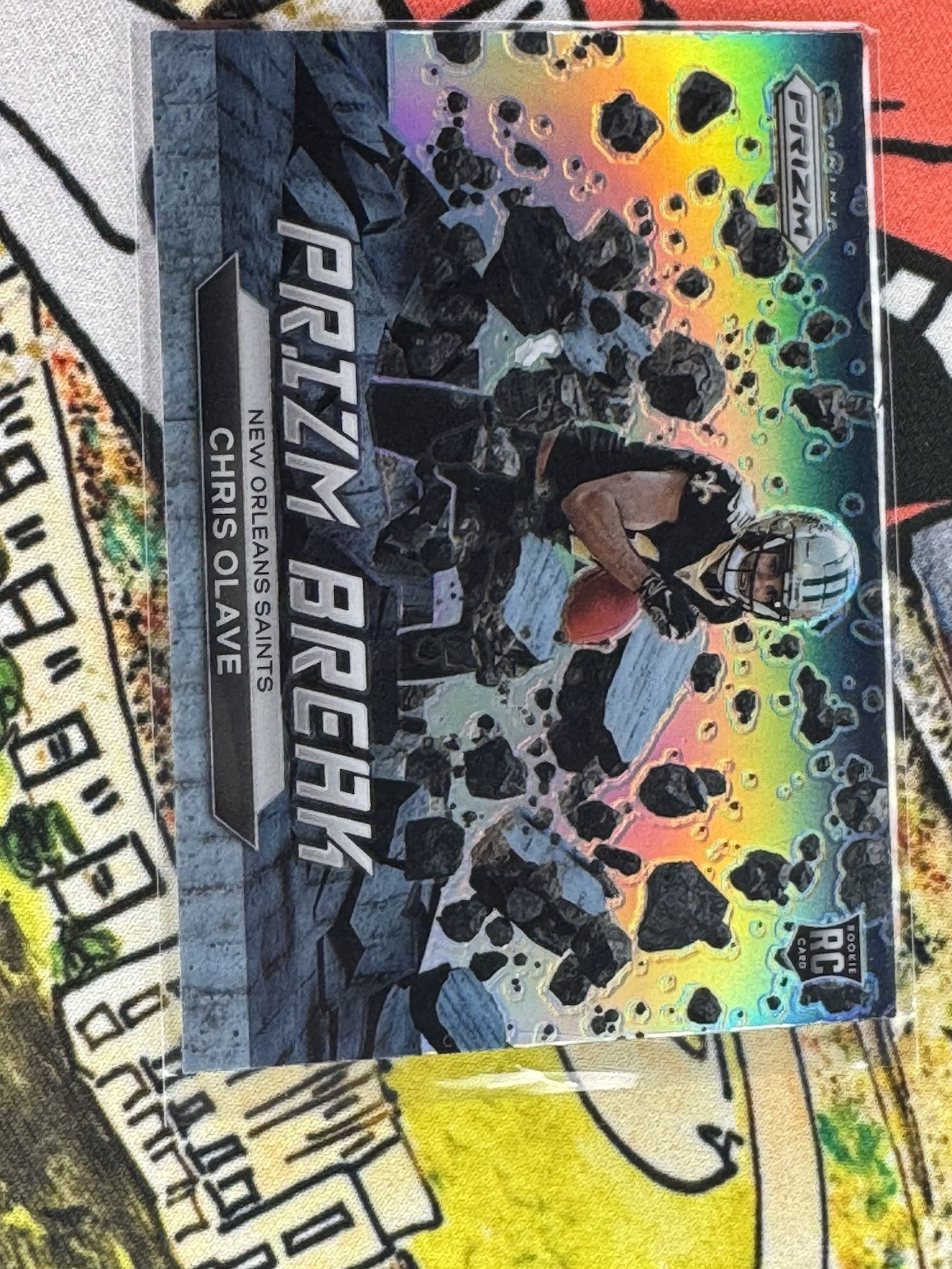 2022 Panini Prizm Chris Olave Prizm Break Prizm Silver