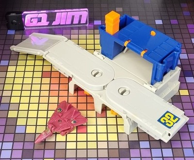 Vintage Hasbro Transformers G1 Decepticon Micromaster Base Airwave komplett