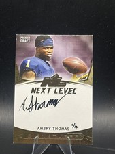 2020 Sage Premier Draft AMBRY THOMAS GOLD Next Level Auto Autograph RC / 10
