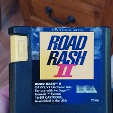 Electronic Arts Road Rash II (Sega Genesis, 1992) NTSC-U/C cartridge