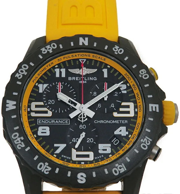 Breitling Professional Endurance Pro 44 X82310 Quartz 44mm Box Papers Black