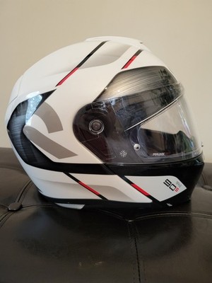 HJC RPHA 90 S Bekavo Semit Modular Helmet White/Red Size-Medium Free Shipping!!