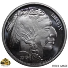 2015 - One Troy Ounce Silver Generic Buffalo Round .999 Fine Silver  1 TOZ #434