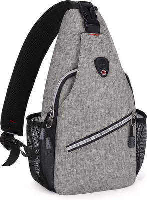 Mini Sling Backpack,Small Hiking Daypack Travel Outdoor Casual Sports Bag, Gray