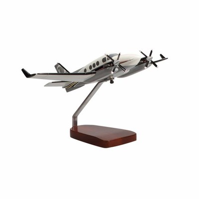 NEW Beechcraft King Air C90GTx Large Mahogany Model