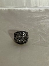 Anello in acciaio inox veterano degli Stati Uniti - design American Eagle - pr militare