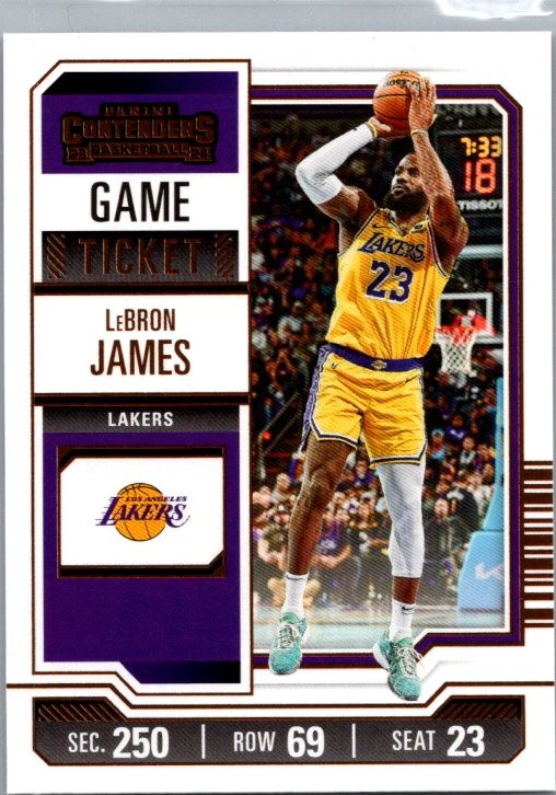2023-24 Panini Contenders #46 LeBron James