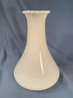 Antique Angle Lamp Co Shade White Milk glass Petal Top Chimney, circa 1900s