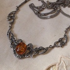 Collier Art Déco Argent 925 -
