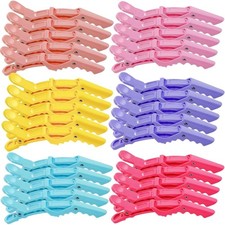 100 PCS Multicolor Non Slip Plastic Alligator Hair Sectioning Styling Clips