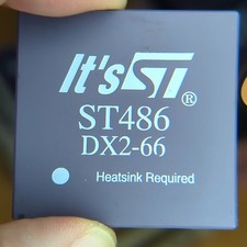 ST ST486 DX2-66 CPU - Made in USA - Heatsink Included