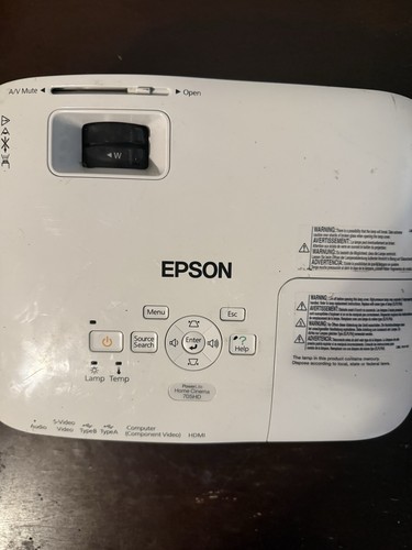 Proyector Epson Home Cinema 705HD 3LCD Proyector Home Theater Doesn’t Work - Imagen 1 de 2