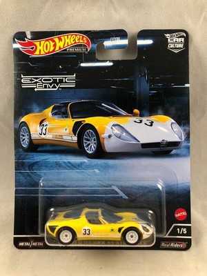 Hot Wheels Premium Exotic Envy 1/5 '69 Alfa Romeo 33 Stradale