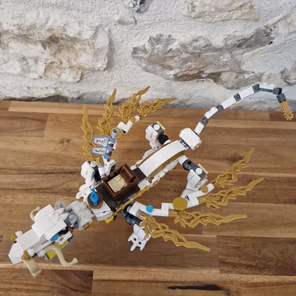 LEGO NINJAGO 70734 - LE DRAGON DE MAITRE WU - 99% COMPLET AVEC NOTICE - Photo 4/4