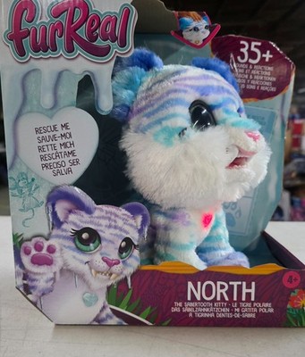 FurReal North The Sabertooth Kitty Interactive Plush Pet Toy, 35+ Sound & Motion