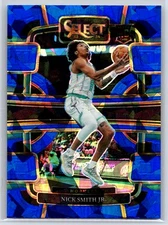 2023-24 Panini Select Nick Smith Jr. #89 RC Blue Cracked Ice Charlotte Hornets