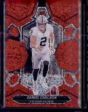 2024 Panini Mosaic #119 Daniel Carlson Red Sparkle