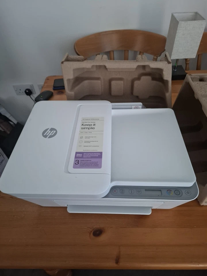 HP Deskjet 4220e Wireless Printer Genuine HP Needs Ink Refills - Image 4 of 4
