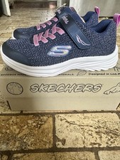 Skechers Dreamy Dancer Splendid Sparkles Girls Shoes Navy Purple Size 2.5 NWB