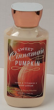 Bath  Body Works Sweet Cinnamon Pumpkin Body Lotion Shea  Vitamin E 8 oz