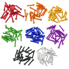20pcs M3x20mm Socket Head Cap Screws 6063 Aluminum Hex Socket (Anodized Colors)