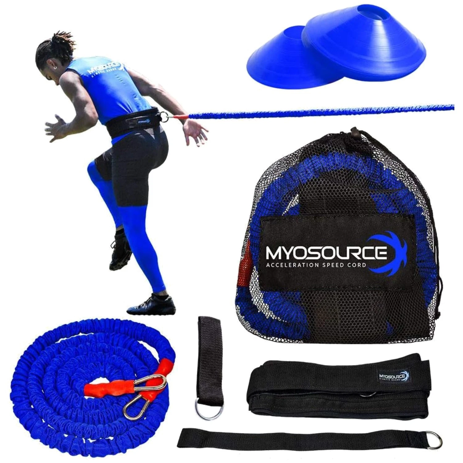 Speed Cord Bungee Training Kit - Improve Strength & Power