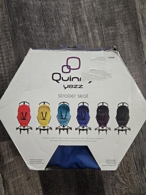 Quinny Yezz Stroller Seat Cover Blue Track with Box & Booklet