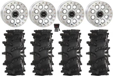 System 3 SB-7 15" Wheels Mh (6+1) 32" Outlaw Max Tires Kawasaki Mule Pro FXT