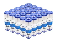 Pleated Poly Sediment Water Filter Cartridge 10x2.5" 20 Micron 25 Pack