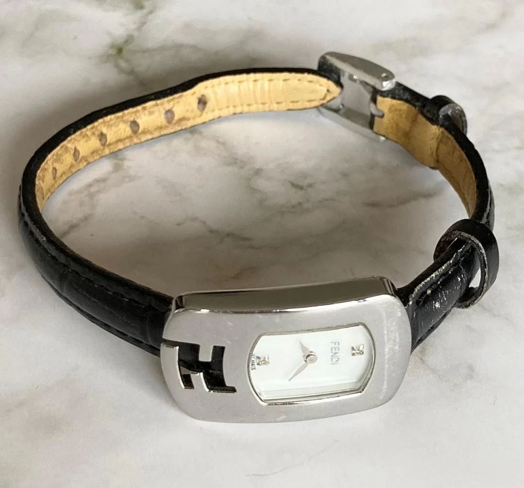 Orologio Fendi Chameleon 30000L Analogico Quarzo Donna Acciaio Inox Vintage 6969994