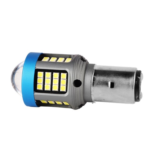 BA20D LED Motorcycle Headlight Bulb White High Brightness Wide View Motorbike - Picture 9 of 12
