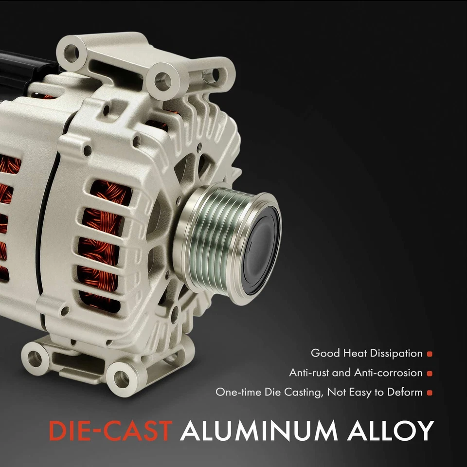 Alternador para Audi A4 2013-2016 Q5 A5 A6 Porsche Macan 180Amp 14V CW 6 ranuras Foto 4 de 4