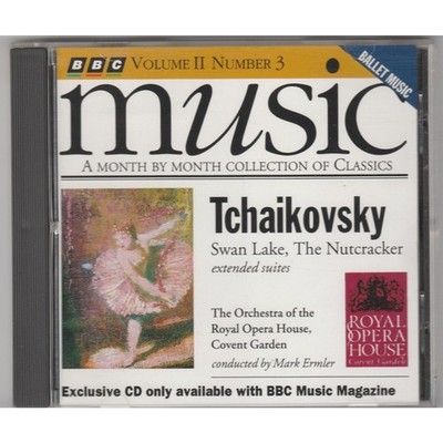 Tchaikovsky Swan Lake, Nutcracker Orchestra Royal Opera House Ballet Music Cd