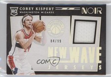 2021-22 Panini Noir New Wave Jerseys 84/99 Corey Kispert #NWJ-CKP 0o87