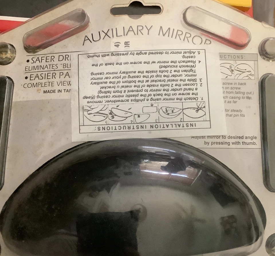 Vehicle Mirror One Hercules Auxiliary Blind Spot Wide Angle View Mirror-New Foto 2 de 2