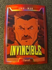 2024 Panini Invincible Omni‑Man Red Parallel /99 – Short Print – Fan Favorite