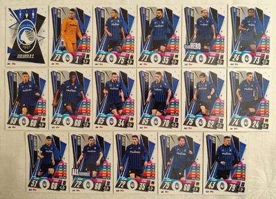 Match Attax 20/21 Atalanta B.C. Bergamo Team Set Alle 17 Karten Full 2020/2021