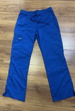 Cherokee Women  s Elastic Waist Cargo Pocket Scrub Pant Size Small